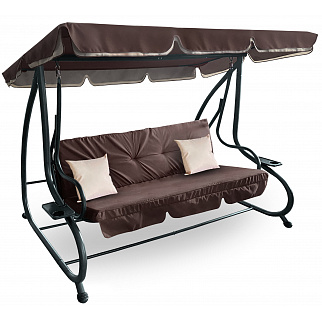 Aga Градинска люлка 2в1 GRANDLUX XXL Тъмнокафява