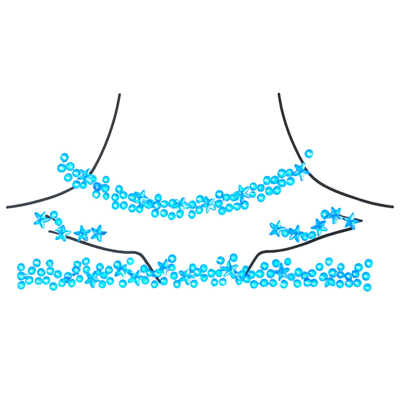 Aga4Kids Самозалепващи се камъчета DS8114MB