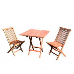 Linder Exclusiv Комплект от тиково дърво TEAK BALKON SET TH023 - Magda продажба