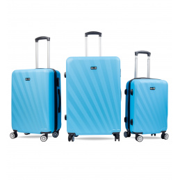 Aga Travel Комплект пътнически куфар MR4653 Blue