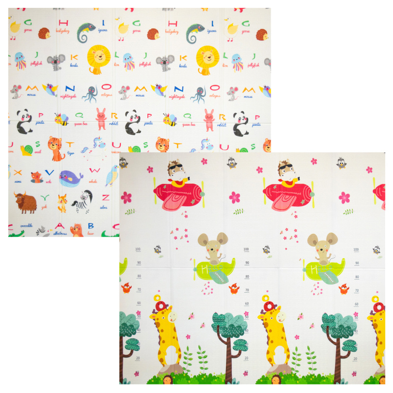 Aga4Kids Детска сгъваема пяна подложка 200x180 см DS3013