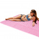 Aga Плажно одеяло за пикник 200x200cm Pink