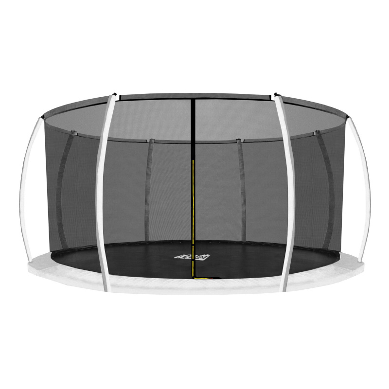 Aga Вътрешна защитна мрежа 366 см за 8 пръчки Черна (кръг)