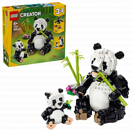 LEGO® Creator 3v1 31165 Divoká zvířata: Pandí rodinka