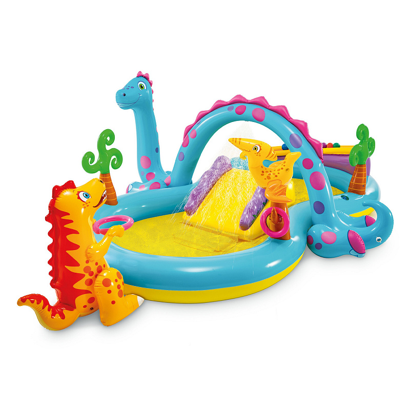 Intex Игрови център 302x229x112 см Dinoland 57135NP