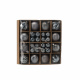 Aga Коледни топки MIX 3/6cm 44бр Сиви