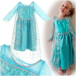 Aga Карнавален костюм Елза Замръзналото ледено кралство 120cm