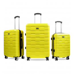 Комплект куфарчета за пътуване Aga Travel MR4658 Yellow