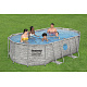 BESTWAY Power Steel Swim Vista басейн с прозорец 427x250x100 14x8FT 7in1