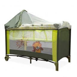 Aga4Kids Детско легло за пътуване MR6671 Green