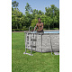 BESTWAY Power Steel Swim Vista басейн с прозорец 427x250x100 14x8FT 7in1