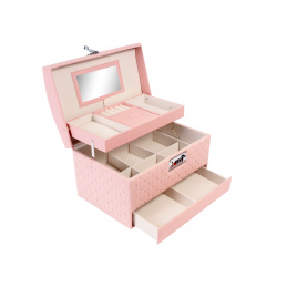 Aga Кутия за бижута 30x20,5x19,5 см Розова