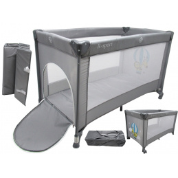 R-Sport Сгъваемо детско креватче за пътуване K1 Grey