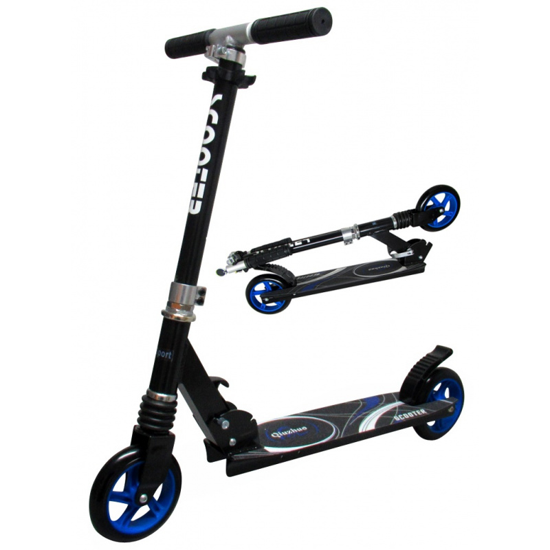 R-Sport Сгъваем скутер H7 Black-Blue