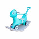 Aga4Kids Пластмасово люлеещо се конче 2в1 DS3803 Синьо
