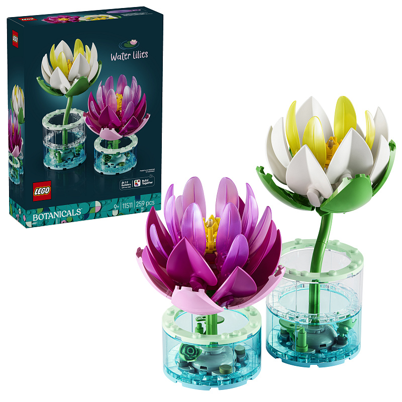 Комплект за конструиране на цветя LEGO® Botanicals Водни лилии 11511