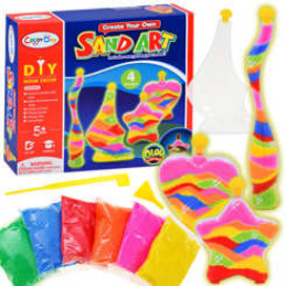 Картинка в бутилка Оцветен пясък Направи си сам ZA1517