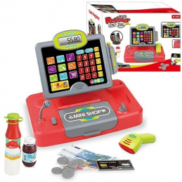 B45C ДЕТСКА ФИСКАЛНА КАСА МИКРОФОН СКЕНЕР LCD