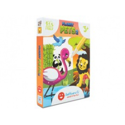 SABBIARELLI Пясъчна книжка за оцветяване Planet Pets 3+