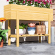 Ага Повдигнато легло 100x30x71 см