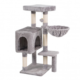 Ага Драскало за котки 36x45x90 см Сиво