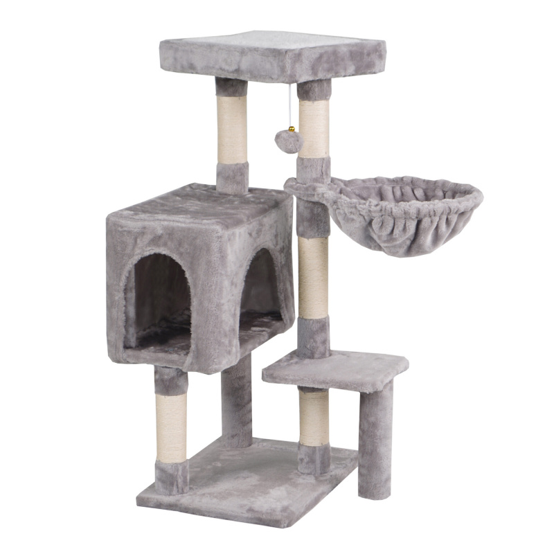Ага Драскало за котки 36x45x90 см Сиво