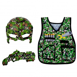 Aga4Kids Пистолет с патрон от пяна MR1433 с аксесоари