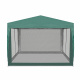 Aga Градински павилион с мрежа против комари 3x3 м Зелен
