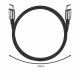 Кабел USB Type-C PD, 2 м, черен Izoxis 18927
