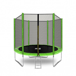 Aga SPORT TOP Батут 250 см Светлозелен + защитна мрежа + стълба