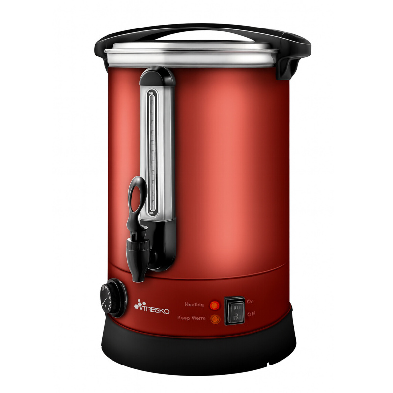 Готварска печка за греяно вино Tresko 6,8 л Червено