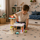 Aga4Kids Дървен гараж с бензиностанция