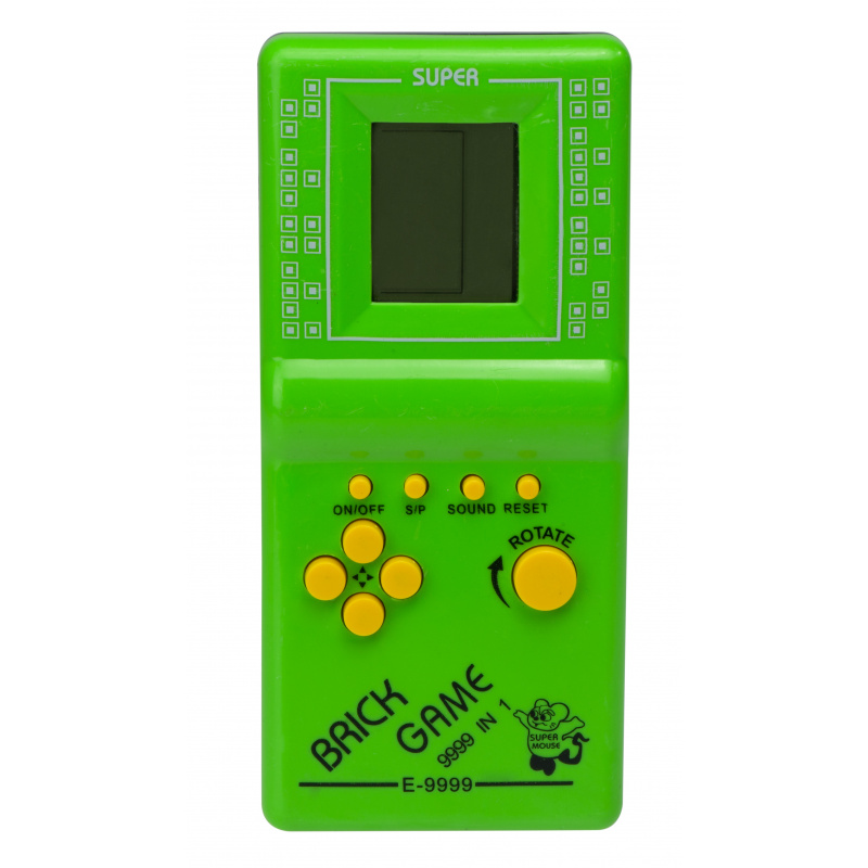 KIK Цифрова игра с тухлички Tetris Green