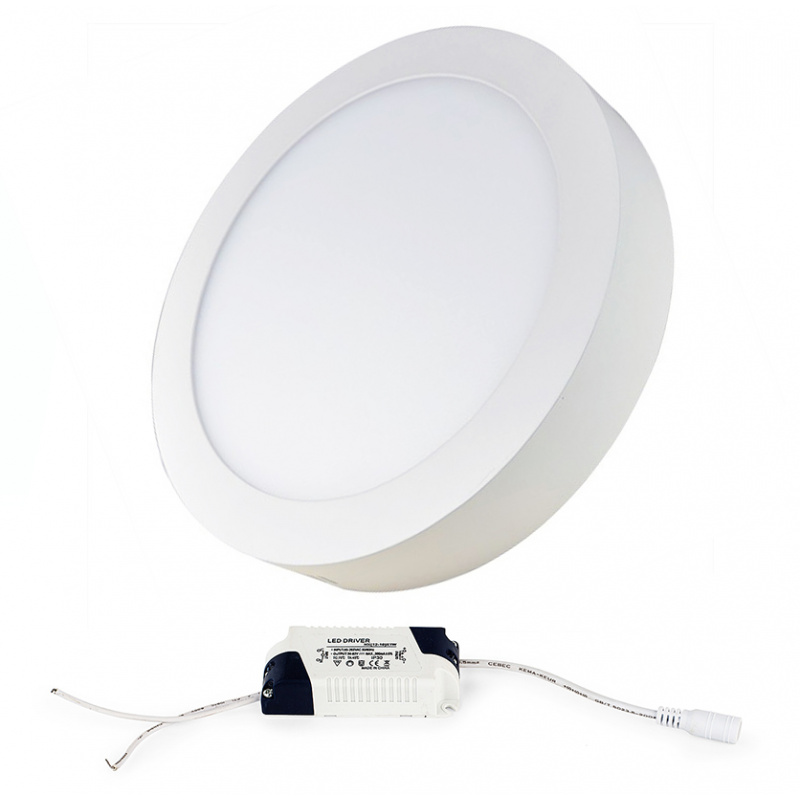 LED панел CIRCULAR BRGD0120 300x35mm за монтаж - 24W - 230V - 1700Lm - топъл