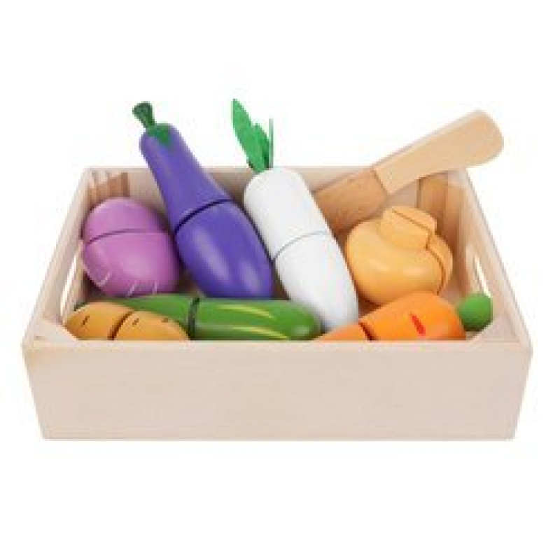 Комплект за рязане на плодове и зеленчуци, дървен Z11207