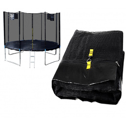 Chiemsee Защитна мрежа 430 cm за 8 пръта Черно