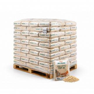 Дървени пелети TOP ENplus A1 975 кг
