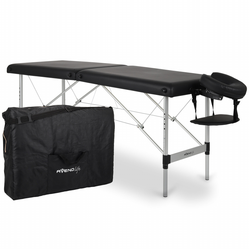 Habys Алуминиево масажно легло Черно