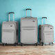Aga Travel Комплект пътнически куфари MR4676 Светлосив
