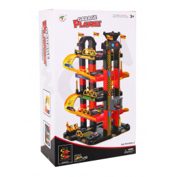 детски паркинг на 5 нива 3+ Подвижен асансьор + 10 автомобила + осветление