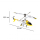 Syma RC хеликоптер SYMA S107H 2.4GHz RTF жълт