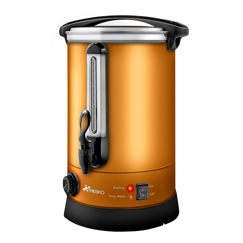 Готварска печка за греяно вино Tresko 10 л Orange
