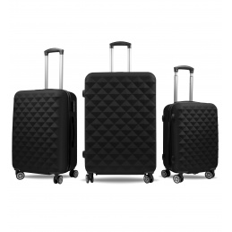 Aga Travel Комплект пътнически куфар MR4655 Black