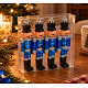 Aga Комплект коледни орнаменти 4 бр Nutcracker Blue