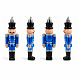 Aga Комплект коледни орнаменти 4 бр Nutcracker Blue