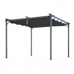 Aga Градински павилион 3x3 м Сив