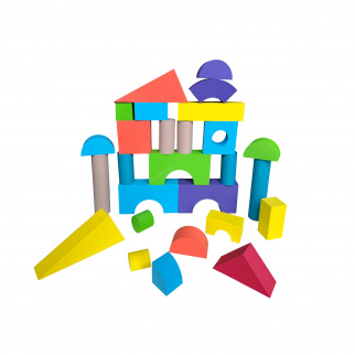 Aga4Kids Пяна блокчета 52 бр.