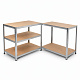 Linder Exclusiv Метален рафт 180x100x60 cm 5 рафта
