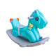 Aga4Kids Пластмасово люлеещо се конче 2в1 DS3802 Синьо