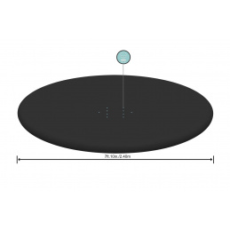 покривало за басейн 280cm Бърз комплект 244cm/8FT BESTWAY разширение